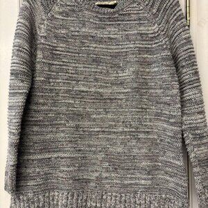 Faded Glory Pullover Sweater Women's L Knit Long Sleeve. Casual Multi-Color